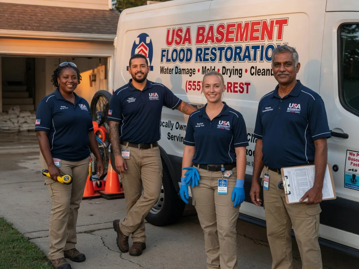 Basement Flood Cleanup company in Neopit, WI